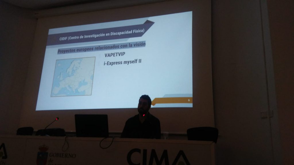 Jaime Finat en la conferencia del CIDIF