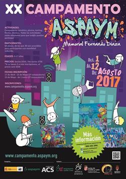 Cartel Campamento ASPAYM