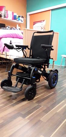 Vista semi frontal de la silla en venta