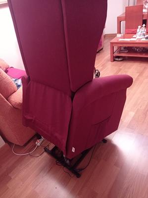 vista posterior del sillón en venta