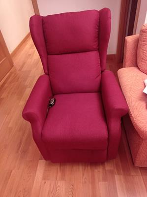 vista frontal del sillón en venta