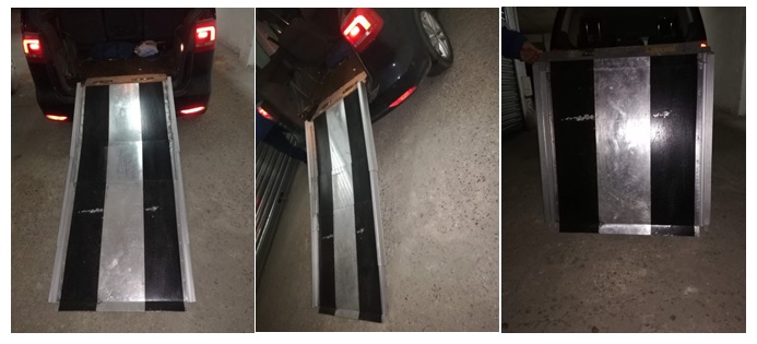 Diferentes vistas de la rampa en venta