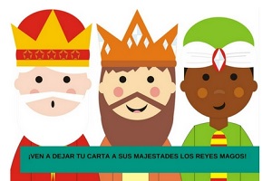 Ven a dejar tu carta a sus majestades los Reyes Magos