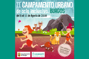 Cartel del campamento. Del 6 al 11 de agosto