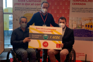 Fotografía en la entrega del premio