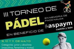 cartel del III Torneo de Pádel