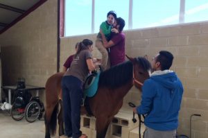 Participantes en el Campamento Urbano de Ocio Inclusivo de Burgos