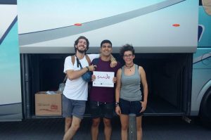 Participantes en el encuentro juvenil SMILE