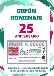 Cupón homenaje 25 aniversario