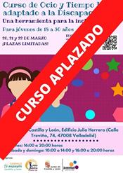 Cartel Curso de Ocio y tiempo libre adaptado a la discapacidad: Una herramienta para la inclusión