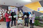 Entrega en Paredes de Nava de packs de la Navidad de los Sueños