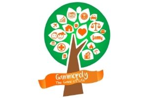 El logotipo de Gammopoly intenta simbolizar un árbol de la vida