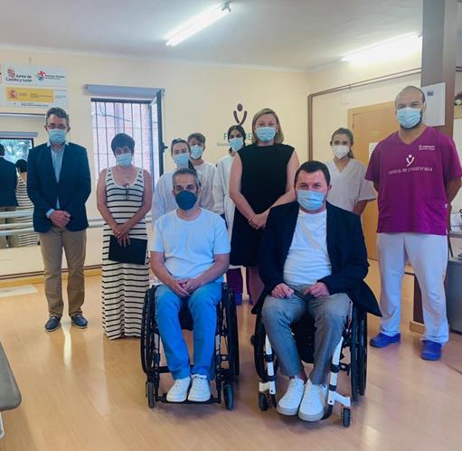 Visita de la Consejera a Fisiomer Sahagún