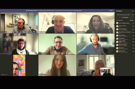 Representantes de las entidades socias del proyecto europeo T4VIS-In3D se reunen de manera telemática