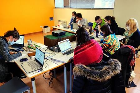 Participantes de todas las entidades en la segunda reunión transnacional del proyecto europeo Re-Construct