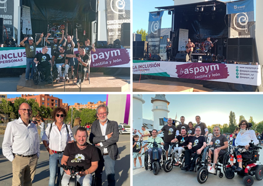 Collage con fotos del concierto de Cañoneros