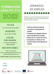 Cartel de las Jornadas de empleo