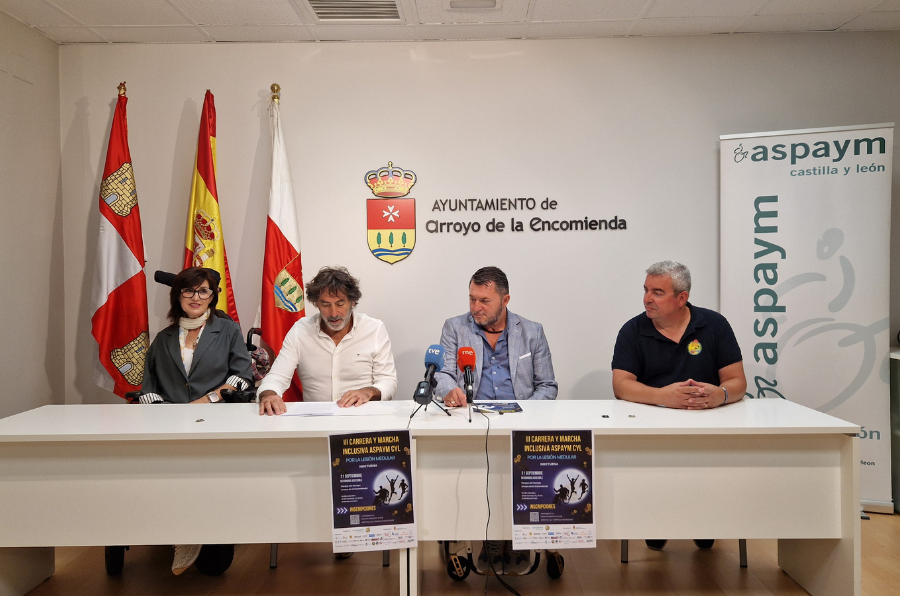 Rueda de prensa de presentación de la III Carrera y Marcha inclusiva ASPAYM CyL