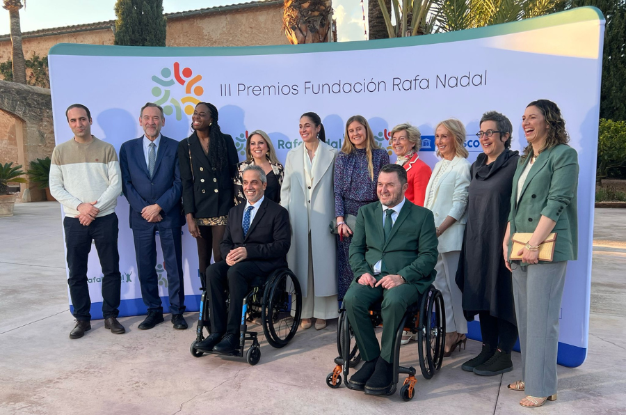 Galardonados con el Premio de la Fundación Rafa Nadal