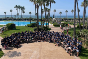 Socios durante el viaje a Islantilla