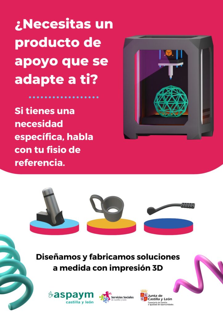 ¿Necesitas un producto de apoyo que se adapte a ti? Si tienes una necesidad específica, habla con tu fisio de referencia. Diseñamos y fabricamos soluciones a medida con impresión 3D. 