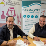 Firma del convenio entre ASPAYM Castilla y León y el Colegio Oficial de Farmacéuticos de Burgos