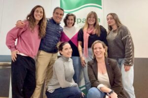 Profesionales del programa P.I.R.I. posan para la cámara